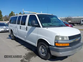 2013 Chevrolet Express Passenger LT with VIN 1GAZG1FG6D1143671, listed as a IAAI auction lot 41778148 with 196,175 mi miles and . Bid and sale history available at DreamBid. Image 6.