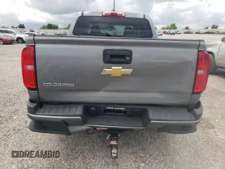 2020 Chevrolet Colorado 2WD Work Truck with VIN 1GCGSBEAXL1239348, listed as a Copart auction lot 58490295 with 66,665 mi miles and Salvage title. Bid and sale history available at DreamBid. Image 6.