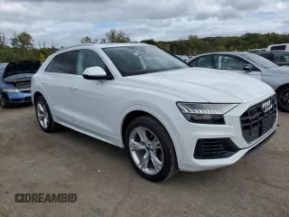 2023 Audi Q8 Premium Plus with VIN WA1BVBF19PD001070, listed as a Copart auction lot 73720044 with 14,747 mi miles and Non repairable. Bid and sale history available at DreamBid. Image 4.