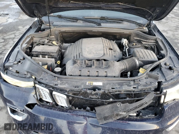 2017 Jeep Grand Cherokee Overland with VIN 1C4RJFCT0HC952052, listed as a Copart auction lot 85064124 with 184,206 mi miles and Salvage Title. Bid and sale history available at carsss.com. Image 12.