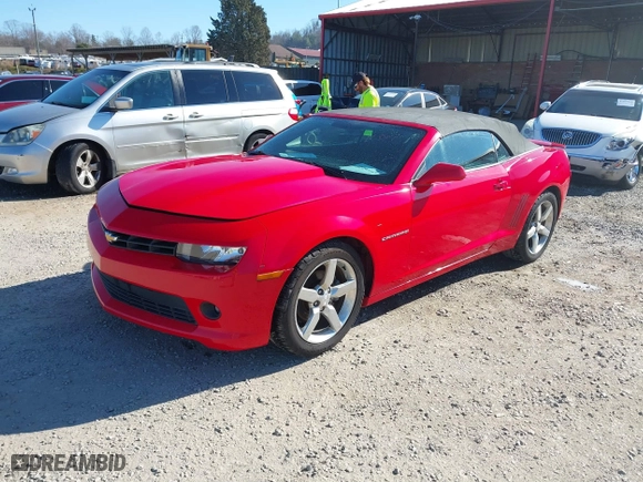 2015 Chevrolet Camaro LT with VIN 2G1FD3D36F9291437, listed as a IAAI auction lot 41492143 with 98,041 mi miles. Bid and sale history available at carsss.com. Image 19.