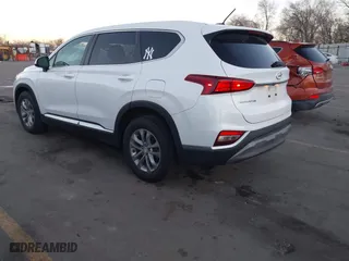 2019 Hyundai Santa Fe SE with VIN 5NMS23AD9KH077362, listed as a IAAI auction lot 41890584 with 132,476 mi miles. Bid and sale history available at carsss.com. Image 3.