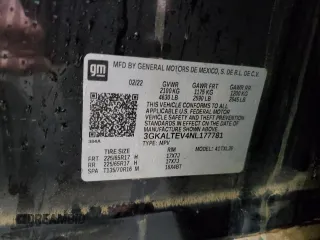 2022 GMC Terrain SLE with VIN 3GKALTEV4NL177781, listed as a Copart auction lot 50382735 with Not provided miles and Salvage title. Bid and sale history available at DreamBid. Image 13.