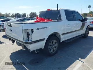 2017 Ford F-150 XL with VIN 1FTEW1CG1HFB66913, listed as a IAAI auction lot 41860989 with 50,539 mi miles. Bid and sale history available at carsss.com. Image 4.