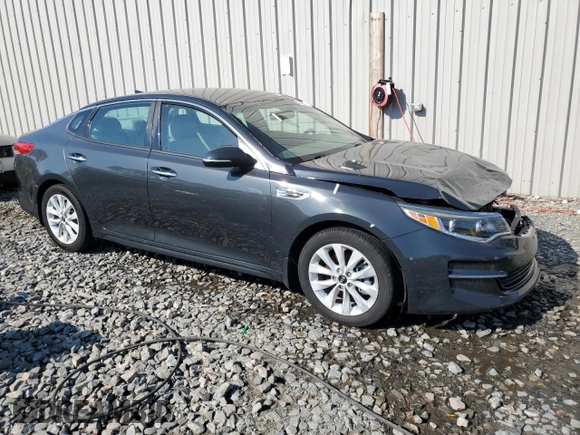 2016 Kia Optima EX with VIN 5XXGU4L30GG088346, listed as a Copart auction lot 47908124 with 107,813 mi miles and Salvage Title. Bid and sale history available at carsss.com. Image 4.