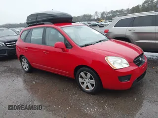 2009 Kia Rondo LX with VIN KNAFG529X97287492, listed as a IAAI auction lot 41773774 with 151,248 mi miles. Bid and sale history available at carsss.com. Image 1.