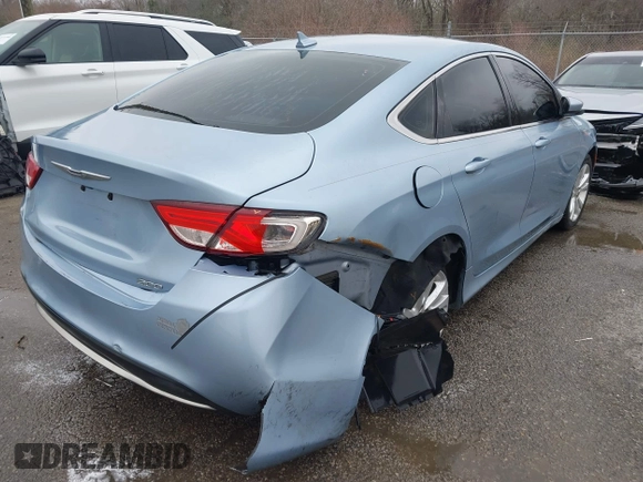 2015 Chrysler 200 Limited z VIN 1C3CCCAB8FN712908, wystawiony jako IAAI lot #41586183 z przebiegiem 194 890 mil mil oraz . Historia ofert i sprzedaży dostępna na DreamBid. Obrazek 4.