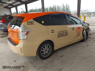 2012 Toyota Prius v Two with VIN JTDZN3EU8C3160295, listed as a IAAI auction lot 41633852 with 635,554 mi miles. Bid and sale history available at carsss.com. Image 4.