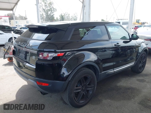 2014 Land Rover Range Rover Evoque Pure Plus with VIN SALVP1BGXEH866744, listed as a IAAI auction lot 42344957 with 86,602 mi miles and . Bid and sale history available at DreamBid. Image 4.