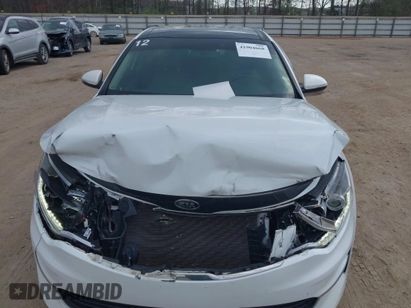 2018 Kia Optima EX with VIN 5XXGU4L3XJG246523, listed as a IAAI auction lot 41904668 with 104,767 mi miles and . Bid and sale history available at carsss.com. Image 6.