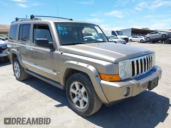 2006 Jeep Commander Limited with VIN 1J8HG58206C283095, listed as a IAAI auction lot 42807813 with 163,508 mi miles and . Bid and sale history available at DreamBid. Image 1.
