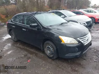 2015 Nissan Sentra SV with VIN 3N1AB7AP8FY378989, listed as a IAAI auction lot 41981269 with 141,083 mi miles. Bid and sale history available at carsss.com. Image 1.