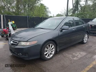 2007 Acura TSX with VIN JH4CL96887C001510, listed as a IAAI auction lot 42131729 with 217,477 mi miles. Bid and sale history available at carsss.com. Image 2.