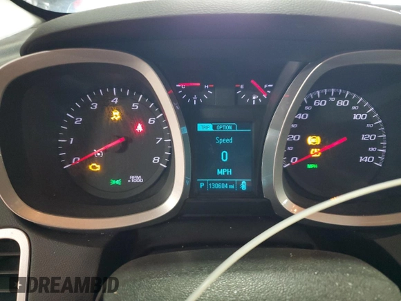 2016 Chevrolet Equinox LTZ with VIN 2GNALDEK0G6171997, listed as a Copart auction lot 54178995 with 130,604 mi miles and Clean Title. Bid and sale history available at carsss.com. Image 9.