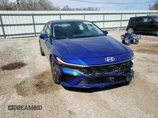 2024 Hyundai Elantra SEL with VIN KMHLS4DG5RU761646, listed as a Copart auction lot 50227625 with 8,609 mi miles and Salvage title. Bid and sale history available at DreamBid. Image 11.