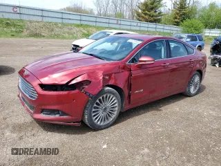 2014 Ford Fusion Titanium Hybrid with VIN 3FA6P0RU0ER336501, listed as a Copart auction lot 55223855 with 194,173 mi miles and Clean Title. Bid and sale history available at carsss.com. Image 1.