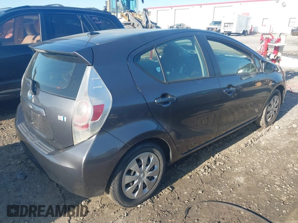 2014 Toyota Prius One with VIN JTDKDTB32E1564580, listed as a IAAI auction lot 41972541 with 186,673 mi miles and . Bid and sale history available at DreamBid. Image 4.