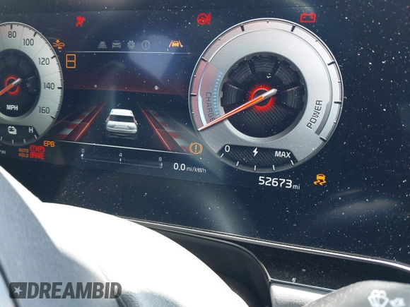 2024 Kia Niro Wind with VIN KNDCR3L13R5082380, listed as a IAAI auction lot 42185502 with 52,673 mi miles and . Bid and sale history available at DreamBid. Image 7.