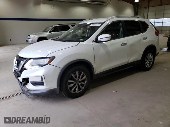 2017 Nissan Rogue SV with VIN KNMAT2MT5HP548171, listed as a Copart auction lot 48662155 with 125,748 mi miles and Salvage Title. Bid and sale history available at carsss.com. Image 1.