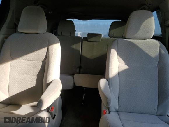 2016 Toyota Sienna LE with VIN 5TDJK3DC4GS138362, listed as a Copart auction lot 74980834 with 0 mi miles and Non Repairable. Bid and sale history available at carsss.com. Image 10.
