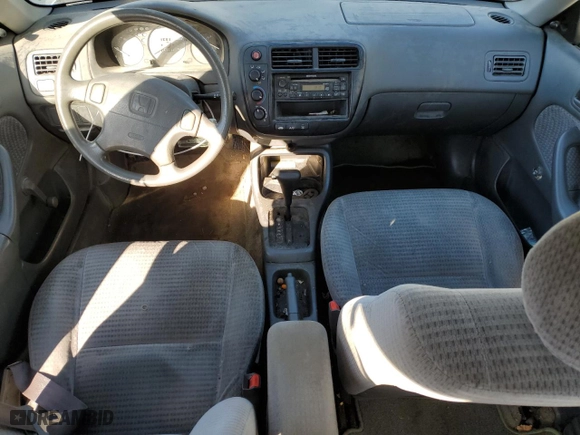 2000 Honda Civic VP with VIN 2HGEJ6617YH605468, listed as a Copart auction lot 87885955 with 243,779 mi miles and Salvage Title. Bid and sale history available at carsss.com. Image 8.
