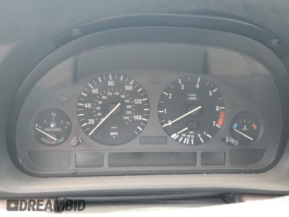 1995 BMW 7 Series 740i with VIN WBAGF6324SDH08566, listed as a Copart auction lot 86074374 with 0 mi miles and Clean Title. Bid and sale history available at carsss.com. Image 9.
