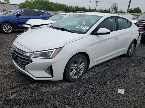 2020 Hyundai Elantra SEL with VIN 5NPD84LF1LH627251, listed as a Copart auction lot 55524685 with 86,266 mi miles and Salvage title. Bid and sale history available at DreamBid. Image 1.