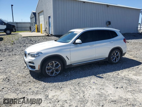 2021 BMW X3 sDrive30i z VIN 5UXTY3C08M9D73308, wystawiony jako Copart lot #49086395 z przebiegiem 66 090 mil mil oraz Szkody całkowita. Historia ofert i sprzedaży dostępna na DreamBid. Obrazek 1.