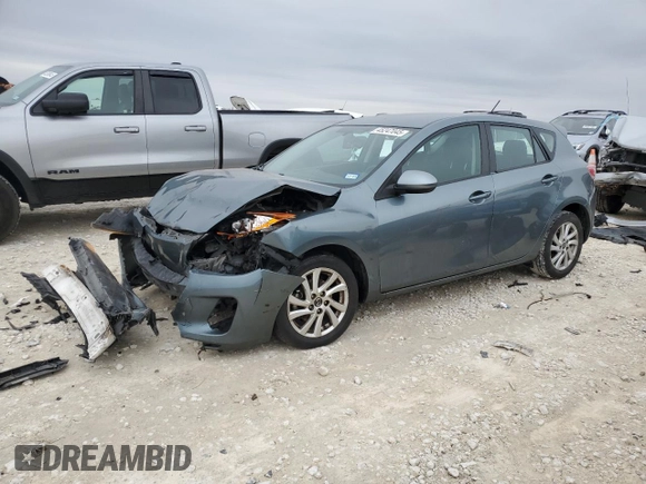 2013 Mazda 3 i Touring with VIN JM1BL1LP7D1775605, listed as a Copart auction lot 45247045 with 171,212 mi miles and Salvage Title. Bid and sale history available at DreamBid. Image 1.