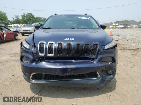 2016 Jeep Cherokee Limited with VIN 1C4PJMDB6GW225688, listed as a Copart auction lot 59818925 with 144,948 mi miles and Salvage title. Bid and sale history available at DreamBid. Image 5.