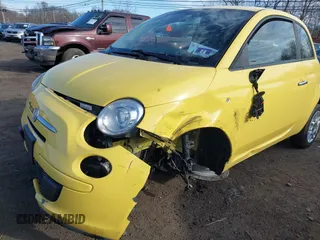 2013 FIAT 500 Pop with VIN 3C3CFFARXDT584755, listed as a IAAI auction lot 41623090 with 87,776 mi miles. Bid and sale history available at carsss.com. Image 17.