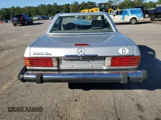1989 Mercedes-Benz 560 560SL with VIN WDBBA48D5KA101275, listed as a Copart auction lot 81717264 with 169,645 mi miles and Salvage Title. Bid and sale history available at carsss.com. Image 6.