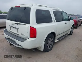 2005 Infiniti QX56 with VIN 5N3AA08A65N802774, listed as a IAAI auction lot 41899540 with 229,216 mi miles. Bid and sale history available at carsss.com. Image 4.