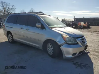 2008 Honda Odyssey EX-L with VIN 5FNRL38708B050394, listed as a Copart auction lot 49284105 with 163,827 mi miles and Salvage Title. Bid and sale history available at carsss.com. Image 4.