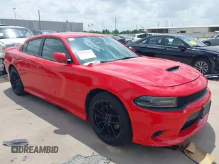 2019 Dodge Charger R/T with VIN 2C3CDXCT4KH575219, listed as a IAAI auction lot 42095592 with 94,050 mi miles and . Bid and sale history available at DreamBid. Image 1.