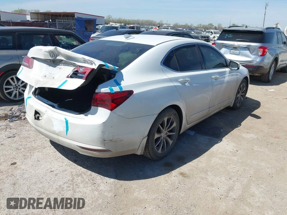 2016 Acura TLX with VIN 19UUB1F31GA001991, listed as a IAAI auction lot 41850750 with 239,675 mi miles. Bid and sale history available at carsss.com. Image 4.