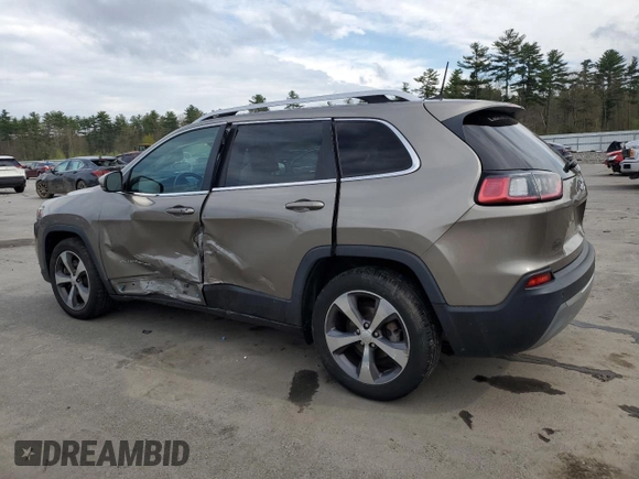 2019 Jeep Cherokee Limited z VIN 1C4PJLDB5KD448173, wystawiony jako Copart lot #56250805 z przebiegiem 97 567 mil mil oraz Szkoda całkowita • Salvage title. Historia ofert i sprzedaży dostępna na DreamBid. Obrazek 2.