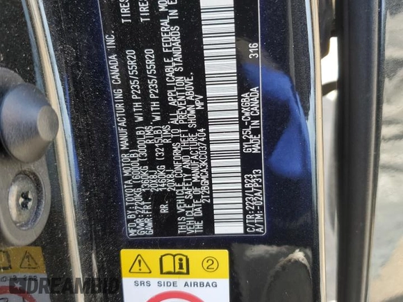 2019 Lexus RX 450h with VIN 2T2BGMCA3KC037404, listed as a Copart auction lot 61683875 with 76,316 mi miles and Salvage title. Bid and sale history available at DreamBid. Image 12.