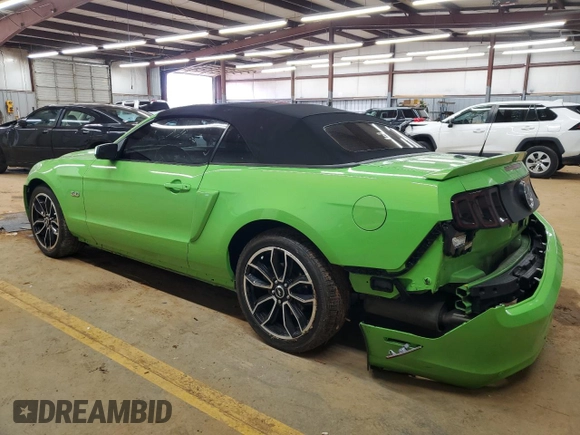 2014 Ford Mustang GT with VIN 1ZVBP8FFXE5243367, listed as a Copart auction lot 48126265 with 51,550 mi miles and Salvage title. Bid and sale history available at DreamBid. Image 2.