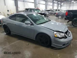 2003 Acura RSX with VIN JH4DC53803C005885, listed as a Copart auction lot 44581375 with 194,979 mi miles and Salvage Title. Bid and sale history available at carsss.com. Image 4.