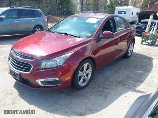 2015 Chevrolet Cruze LT with VIN 1G1PE5SB6F7275893, listed as a IAAI auction lot 42105478 with 144,037 mi miles. Bid and sale history available at carsss.com. Image 2.