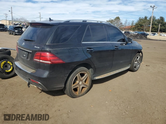 2016 Mercedes-Benz GLE 400 with VIN 4JGDA5GB2GA729393, listed as a Copart auction lot 44413265 with 119,061 mi miles and Salvage title. Bid and sale history available at DreamBid. Image 3.