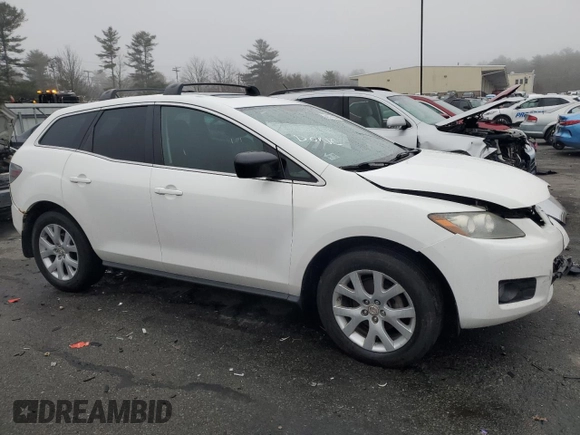 2007 Mazda CX-7 Touring with VIN JM3ER293270100526, listed as a Copart auction lot 83574844 with 142,828 mi miles and Salvage Title. Bid and sale history available at carsss.com. Image 4.