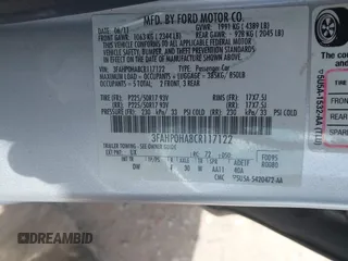 2012 Ford Fusion SE z VIN 3FAHP0HA8CR117122, wystawiony jako IAAI lot #42215141 z przebiegiem 158 703 mil mil oraz . Historia ofert i sprzedaży dostępna na DreamBid. Obrazek 9.