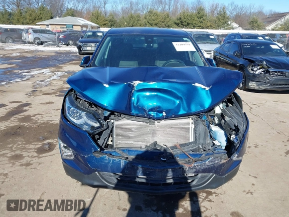 2020 Chevrolet Equinox LT with VIN 2GNAXUEV6L6185542, listed as a IAAI auction lot 41409792 with 56,533 mi miles and . Bid and sale history available at DreamBid. Image 11.