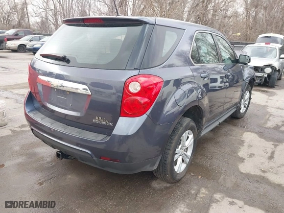 2013 Chevrolet Equinox LS with VIN 2GNALBEK9D6162277, listed as a IAAI auction lot 41801642 with 113,451 mi miles. Bid and sale history available at carsss.com. Image 4.