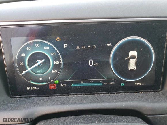 2024 Hyundai Tucson Hybrid Limited with VIN KM8JECD16RU178815, listed as a Copart auction lot 48139005 with 9,496 mi miles and Salvage Title. Bid and sale history available at carsss.com. Image 9.