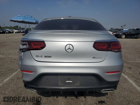2021 Mercedes-Benz GLC 300 with VIN W1N0J8EB1MF874553, listed as a Copart auction lot 57517415 with 62,413 mi miles and Salvage title. Bid and sale history available at DreamBid. Image 6.