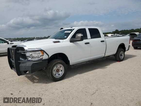 2024 Ram 2500 Tradesman with VIN 3C6UR5HJ7RG139575, listed as a Copart auction lot 55082465 with 47,430 mi miles and Salvage Title. Bid and sale history available at carsss.com. Image 1.