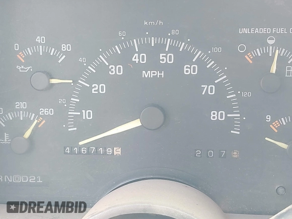 1994 GMC Sierra 1500 z VIN 2GTEK19K4R1561409, wystawiony jako IAAI lot #41903157 z przebiegiem 416 719 mil mil oraz . Historia ofert i sprzedaży dostępna na DreamBid. Obrazek 7.